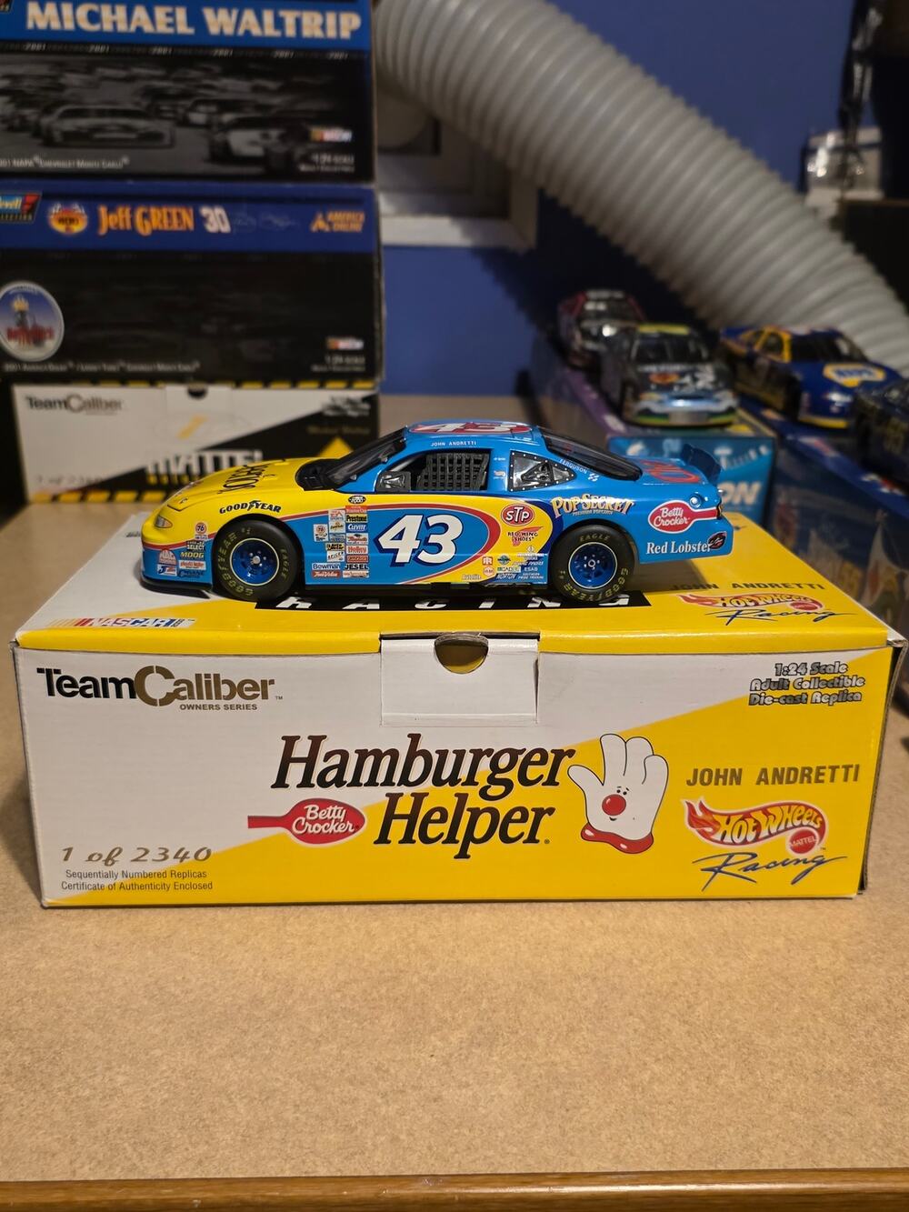 John Andretti #43 Hamburger Helper/Betty Crocker Team Caliber Nascar